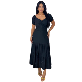 CONJUNTO SAIA 3 MARIAS CROPED MALHA LESE SAIA LONGA EVANGELICO