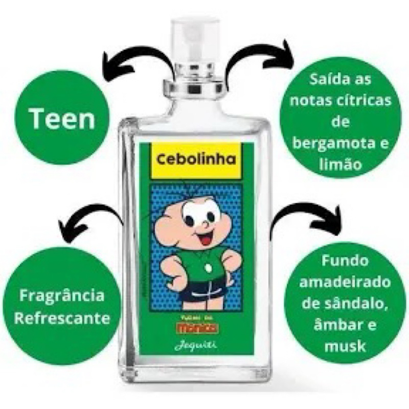 Deo Colônia Cebolinha - 25 ml (embalagem nova) - Jequiti