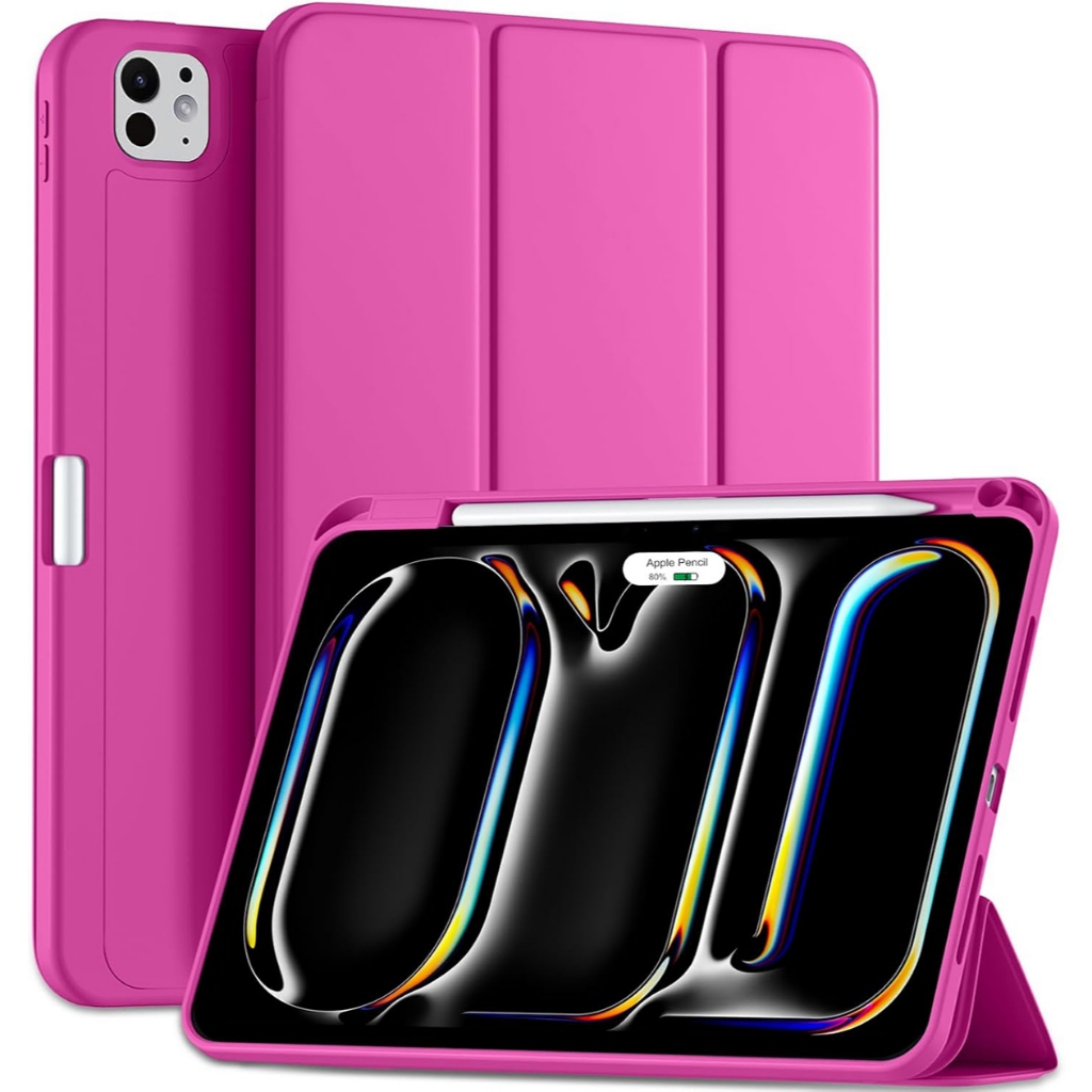 Capa Case iPad Pro 11 Pol 2024 M4 Silicone Magnética Suporte
