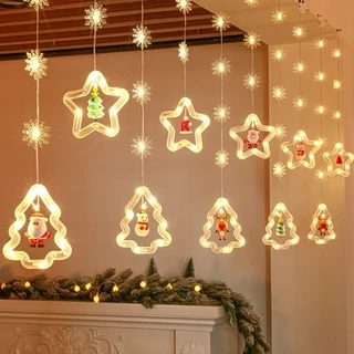 Cordão De Luzes De Cobre Para Decoração De Natal Pilha AA