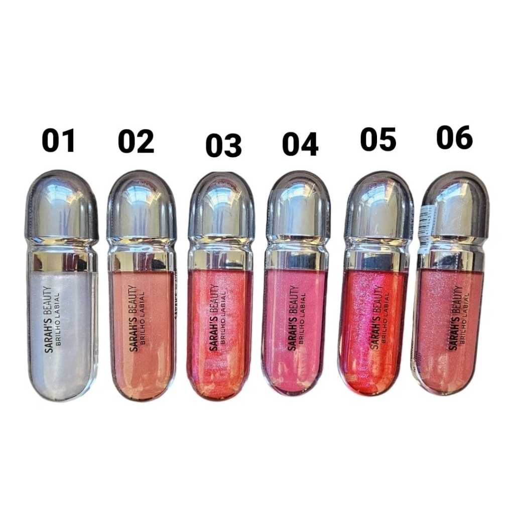 KIT 6 GLOSS SARAH'S BEAUTY | Shopee Brasil