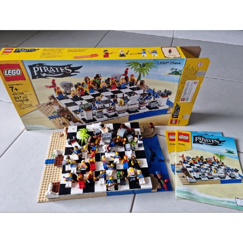 Lego 40158 Chess Pirate Xadrez Pirata | Shopee Brasil