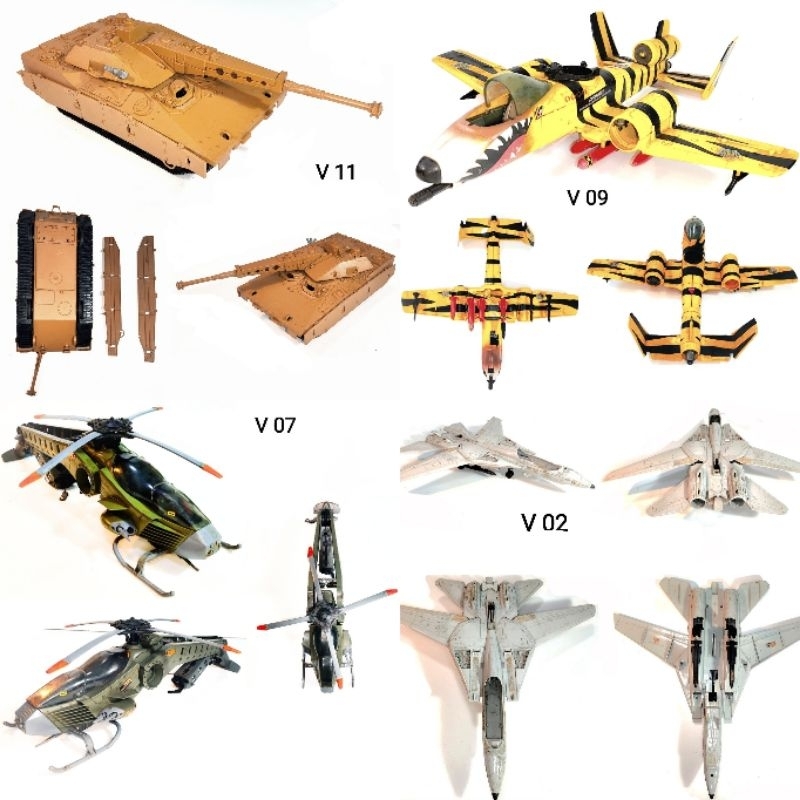 Veículos Comandos em Ação Gijoe, valores unitários