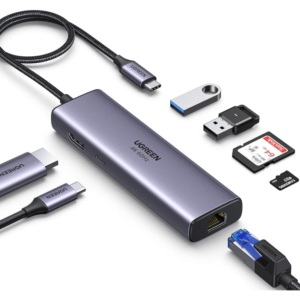 Adaptador Hub Usb C Ugreen Em Type C Thunderbolt Hdmi K Hz