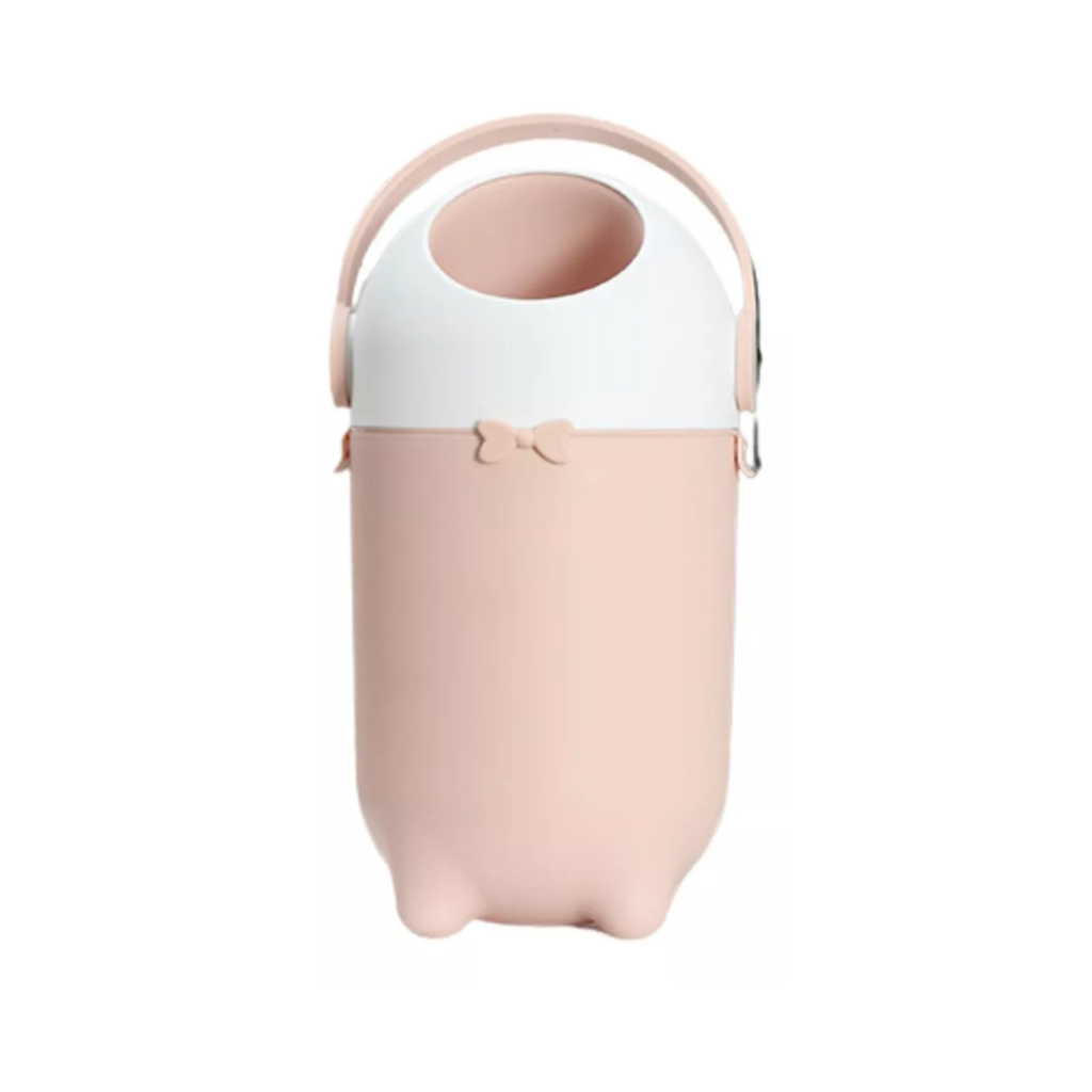 Lixeira Mágica Anti Odor Para Fraldas Saco Lixo Grande Branco Rosa Azul