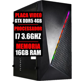 Pc Gamer Intel Core I7 3.6ghz / GeForce GTX 4gb Ddr5 / 16gb Ram / Ssd 480gb