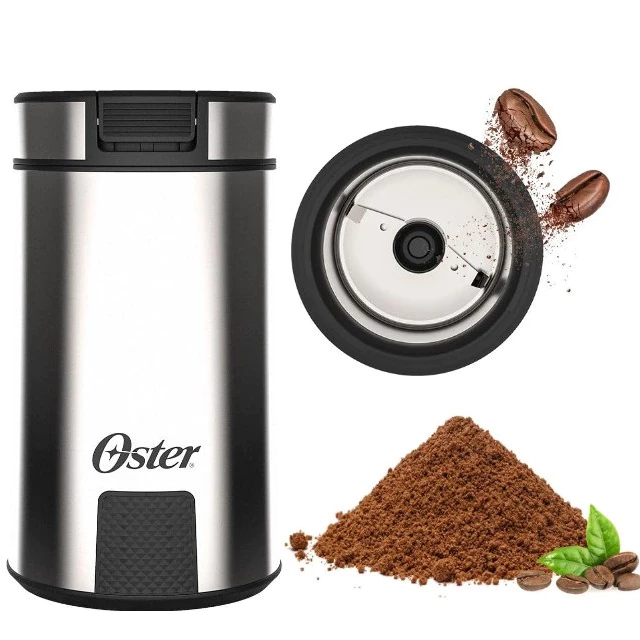 Moedor de Café Elétrico Oster Inox 150W OMDR100