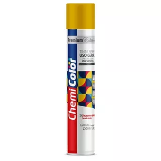 Tinta Uso Geral Amarelo 250ml Chemicolor