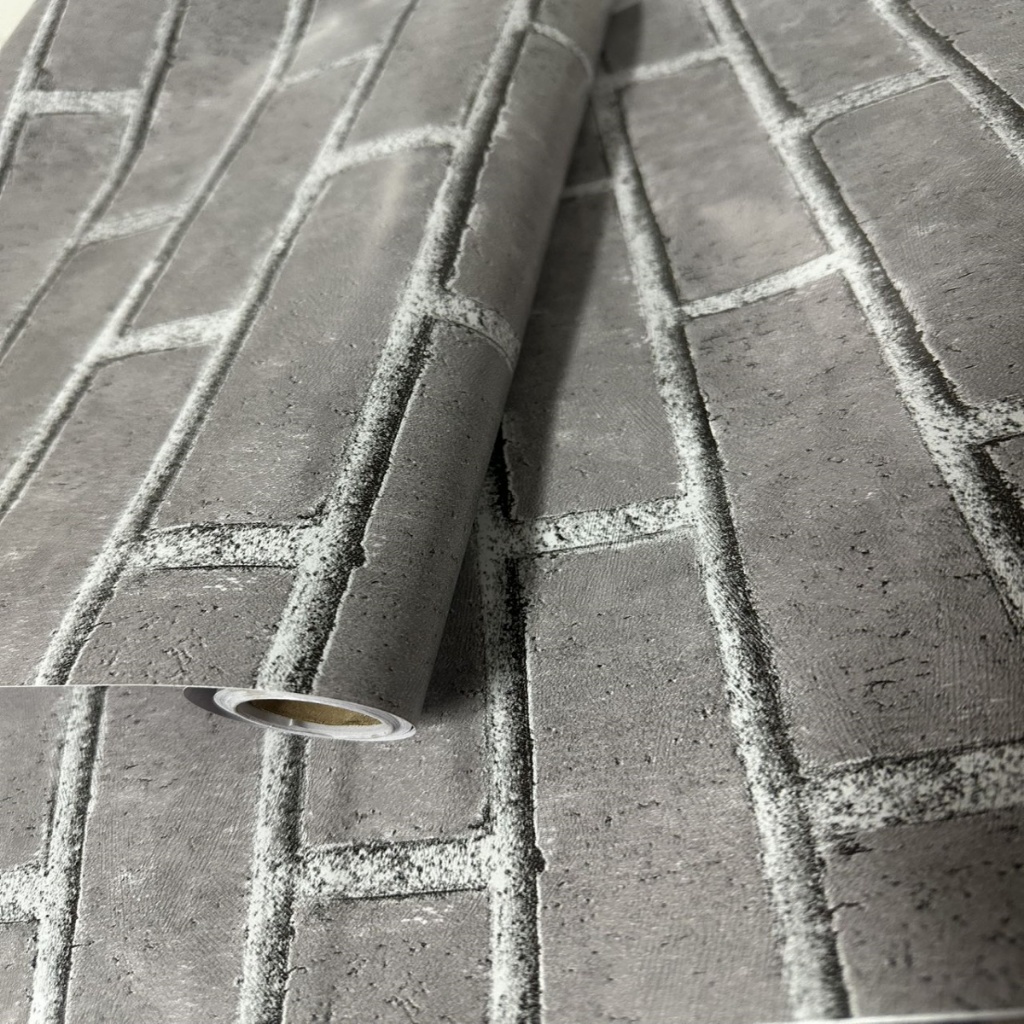 KIT Papel De Parede Tijolo Tijolinho Adesivo Sala Cozinha 3d 5m