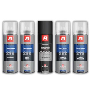 Kit 2 Tintas Spray Uso Geral 400ml - 400ml / 210g - Monte Seu Kit 2 Cores