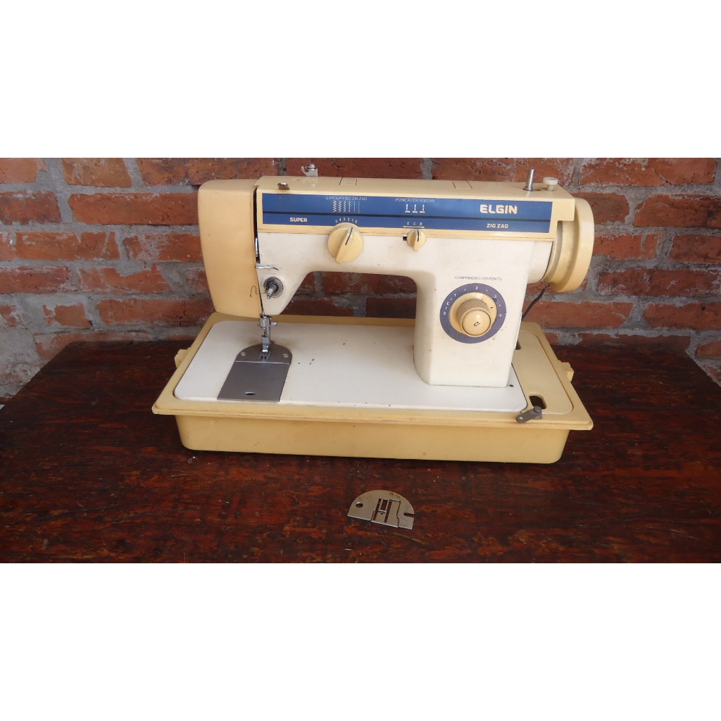 para ser revisada antiga maquina costura elgin zig zag | Shopee Brasil