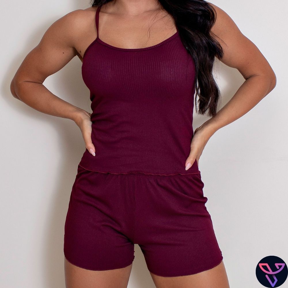 Short Doll Suede Canelado Feminino Confortável Verão Tamanhos do P ao G3 Plus Size em Oferta na Shopee