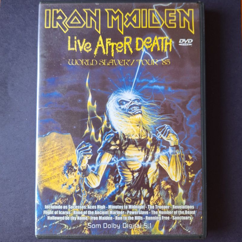 Iron Maiden DVD Live after death World Slavery Tour '85 | Shopee
