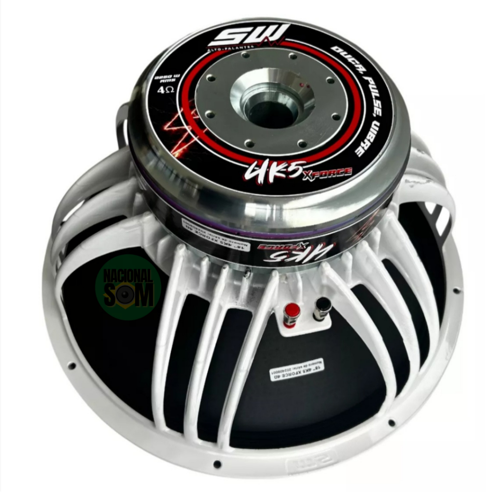Alto falante 18 pol. SW 4K5 FORCE 2250W RMS 4 ohms | Shopee Brasil