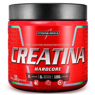 Creatina Hardcore Pura 300g - Integralmedica em Oferta na Shopee