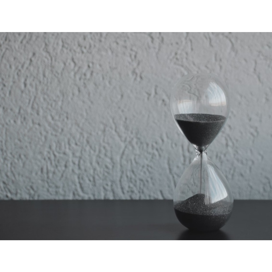 Ampulheta Vidro Temporizador 30min Decorativo 20cm