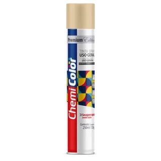 Tinta Spray Uso Geral Bege 250ml Chemicolor