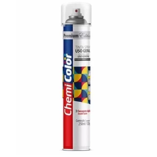 Tinta Spray Uso Geral Verniz Fosco 250ml Chemicolor