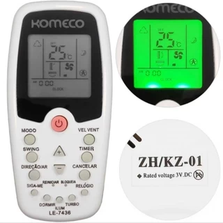 Controle Remoto Ar-Condicionado Komeco ZH/EZ-01 ❄