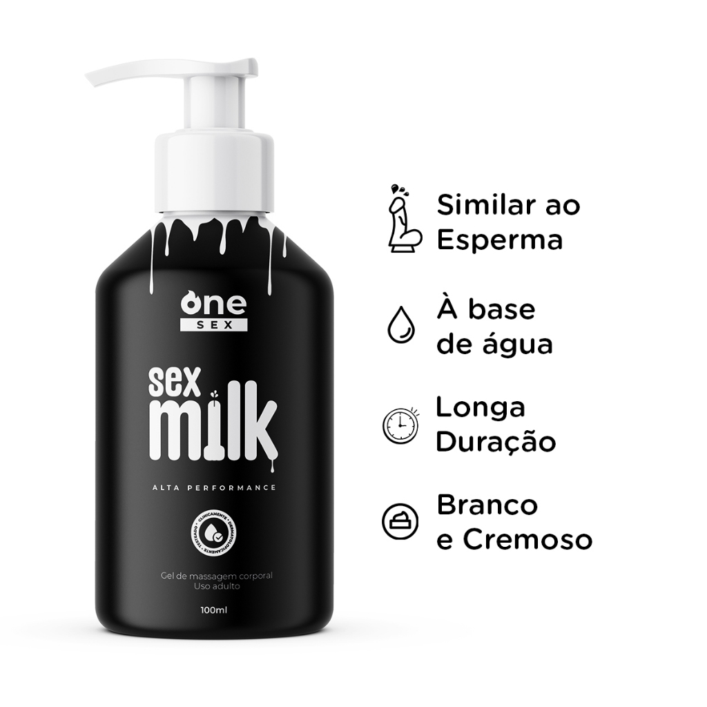 Gel Lubrificante Íntimo Similar ao Semen Sex Milk 100ml | Shopee Brasil
