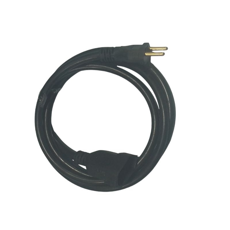 EXTENSÃO PROLONGADOR 2X2.5 MM CABO PP 1.5 Metros 10A.UMA SAÍDA. FÊMEA.
