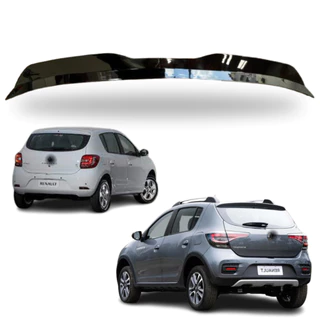 Aerofólio Universal Black Piano Kwid Sandeiro Clio