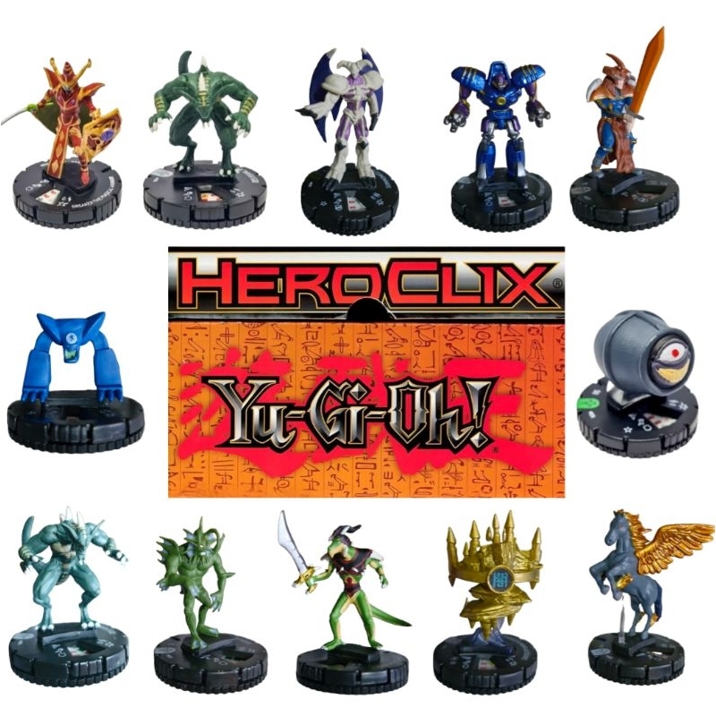 Yugioh Heroclix diversas miniaturas novas | Shopee Brasil