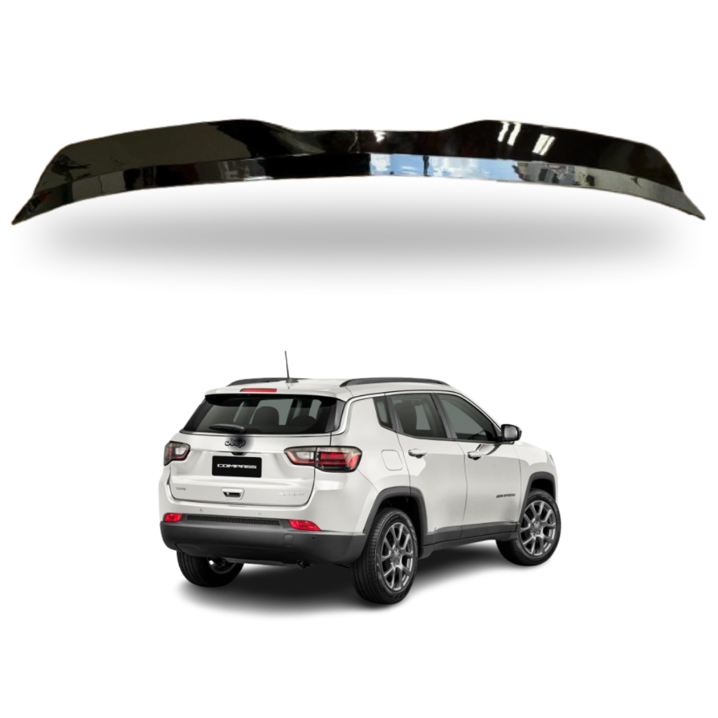 Aerofólio Universal Black Piano Jeep Compass renegade