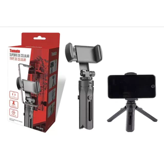 Tripe De Mesa Para Celular Tomate Gira 360 Mtg-079 Tomate Cor Preto