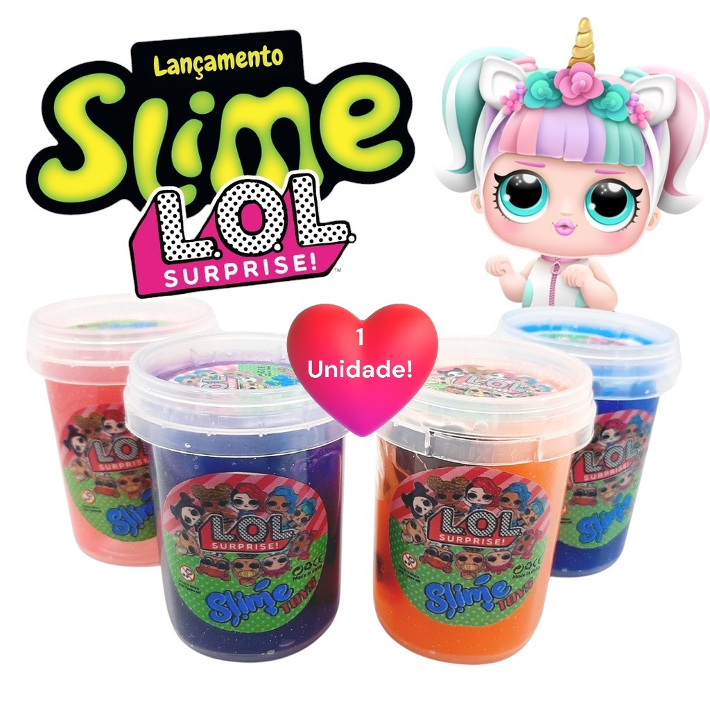 Slime Eslaime Da LOL SURPRISE Boneca Com Glitter Diversas Cores Geleca Amoeba Para Meninas Shopee Brasil