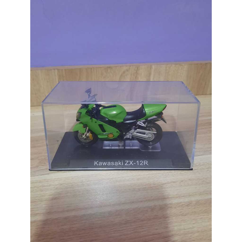 最低価格の Kawasaki Collection Moto Miniatura ZX-12R DeAgostini 1:24 オートバイ・バイク