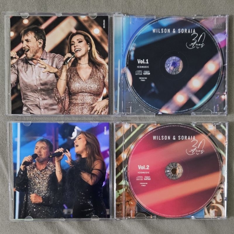 CD Wilson & Soraia 30 Anos Ao Vivo - 2 CD's | Shopee Brasil