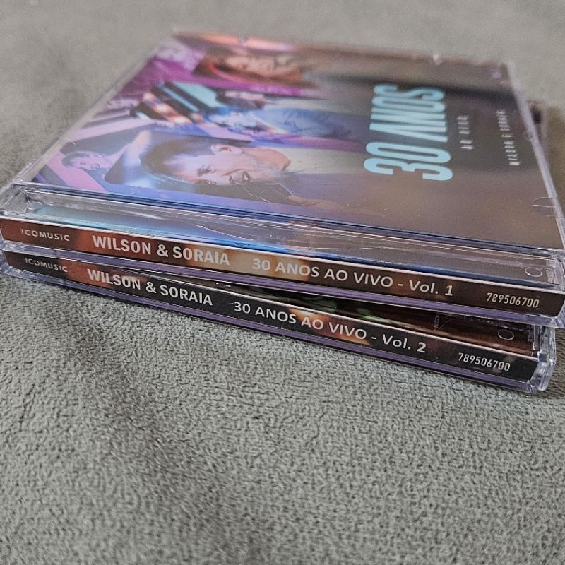 CD Wilson & Soraia 30 Anos Ao Vivo - 2 CD's | Shopee Brasil