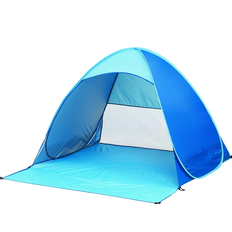 Barraca Tenda Proteção Solar Praia Acampamento Uv Portátil Tem cortina de porta e bolsa portátil