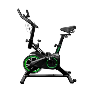 Bicicleta Ergométrica Para Spinning Preto e Verde Liftness SP50