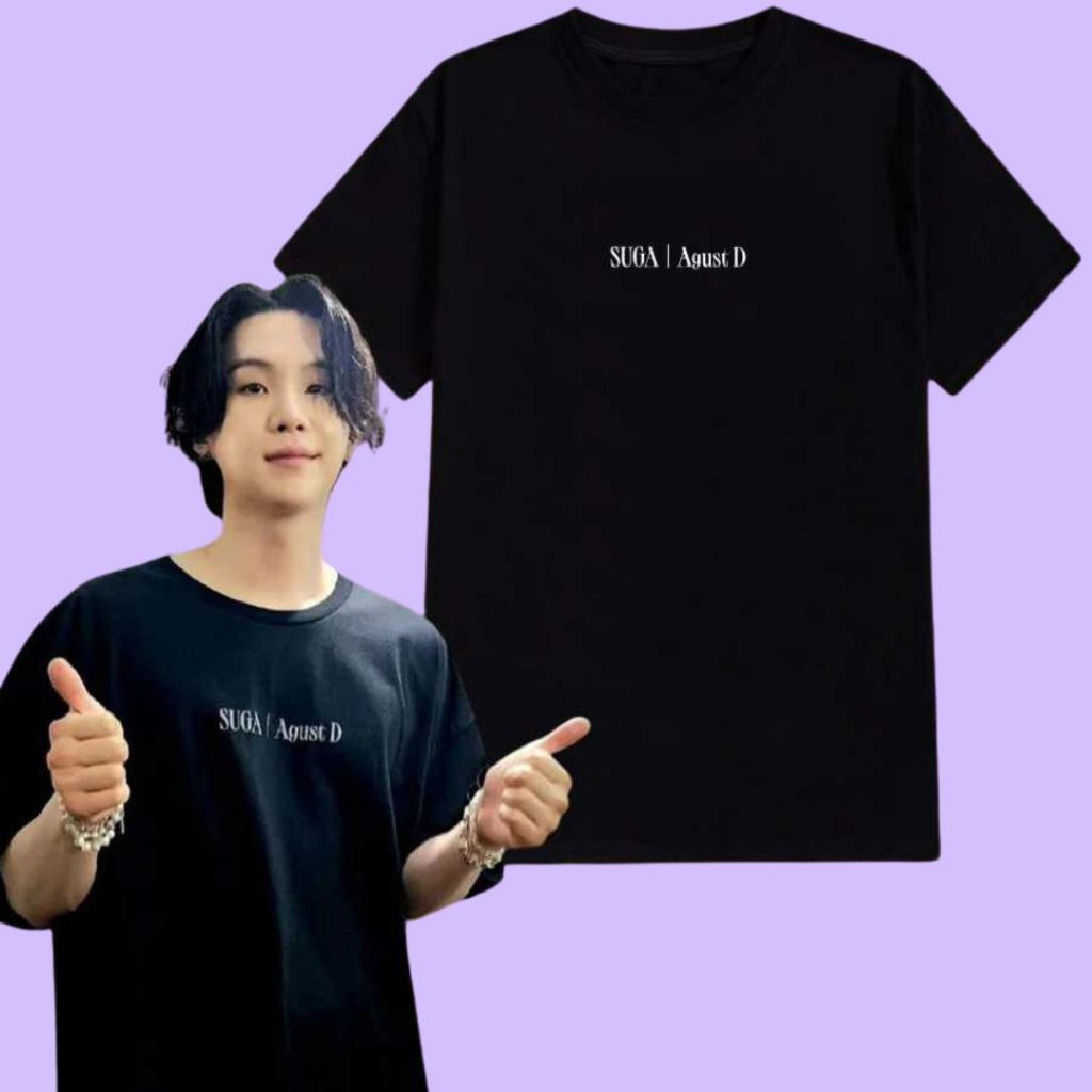 Camiseta Agust D | Min Yoongi | Suga | BTS | D-Day [Unissex