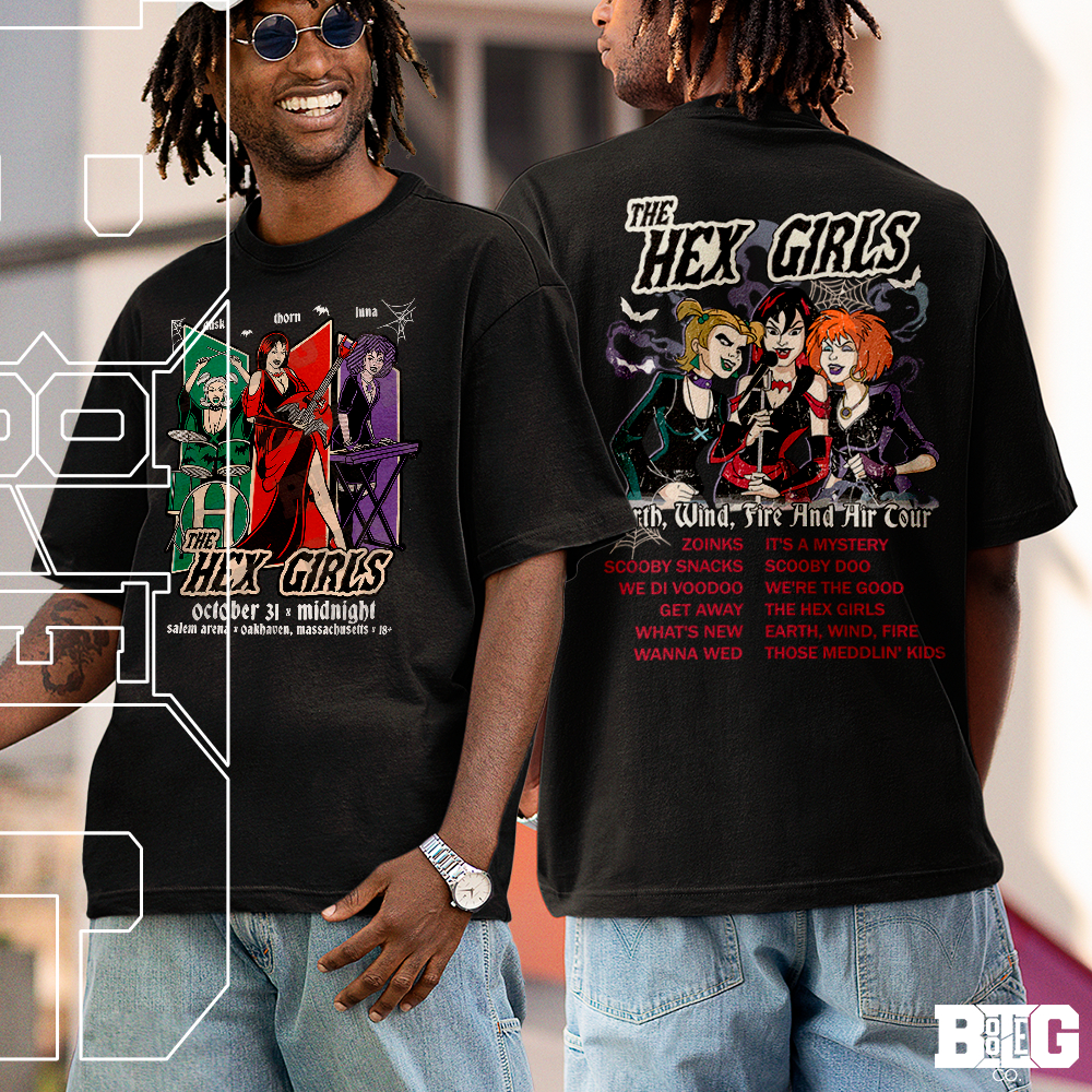 Camiseta Basica e OVERSIZED The Hex Girl Scooby Doo Rock Gotico