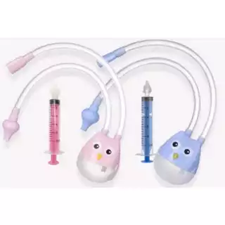 Aspirador Nasal Coruja para Bebê Lavagem e Higiene Nasal Lavador Seringa Ponta Silicone em Oferta na Shopee