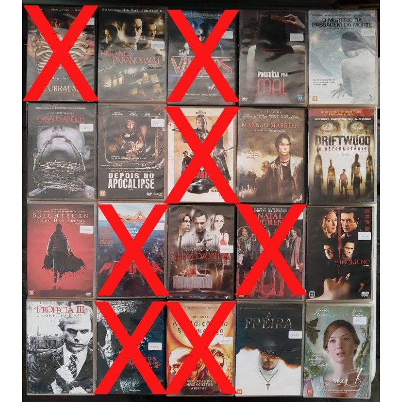 Lote 1 de DVDs R$ 12,90 cada (LEIA A DESCRIÇÃO) | Shopee Brasil