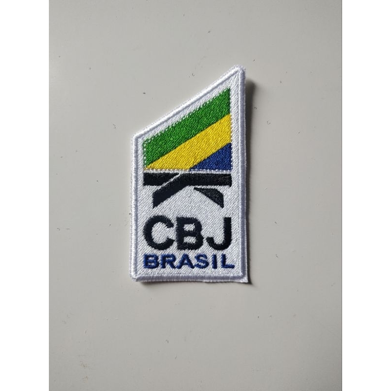 PATCH BORDADO TERMOCOLANTE-CBJ-CONFED JUDO BRASILEIRA-KIMONO | Shopee ...
