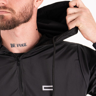 Corta Vento Masculina Impermeável Semi Forrada PRETO Rock Saints — foto 2 — Achou Levou Brasil