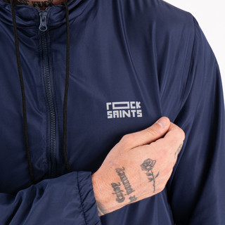 Corta Vento Masculina Impermeável Semi Forrada PRETO Rock Saints — foto 3 — Achou Levou Brasil