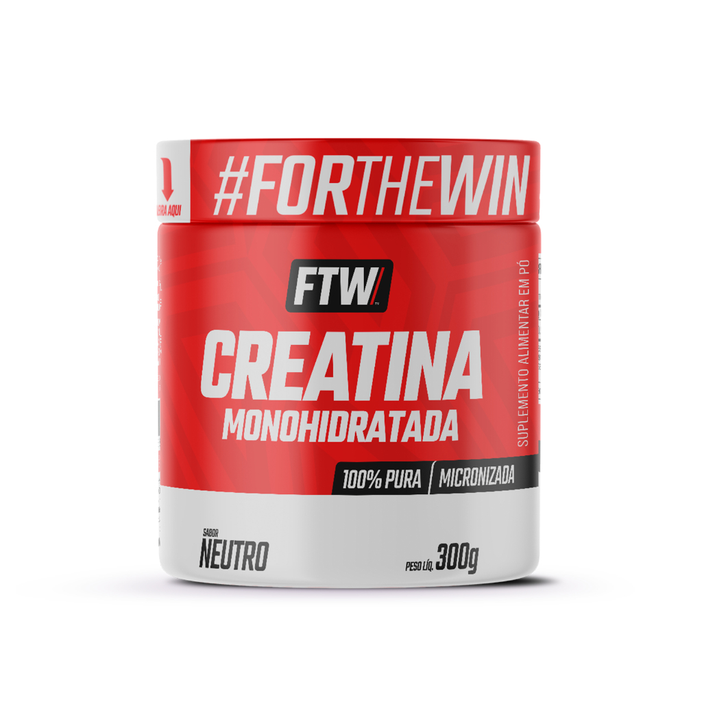 Creatina Pura Monohidratada 300g - FTW