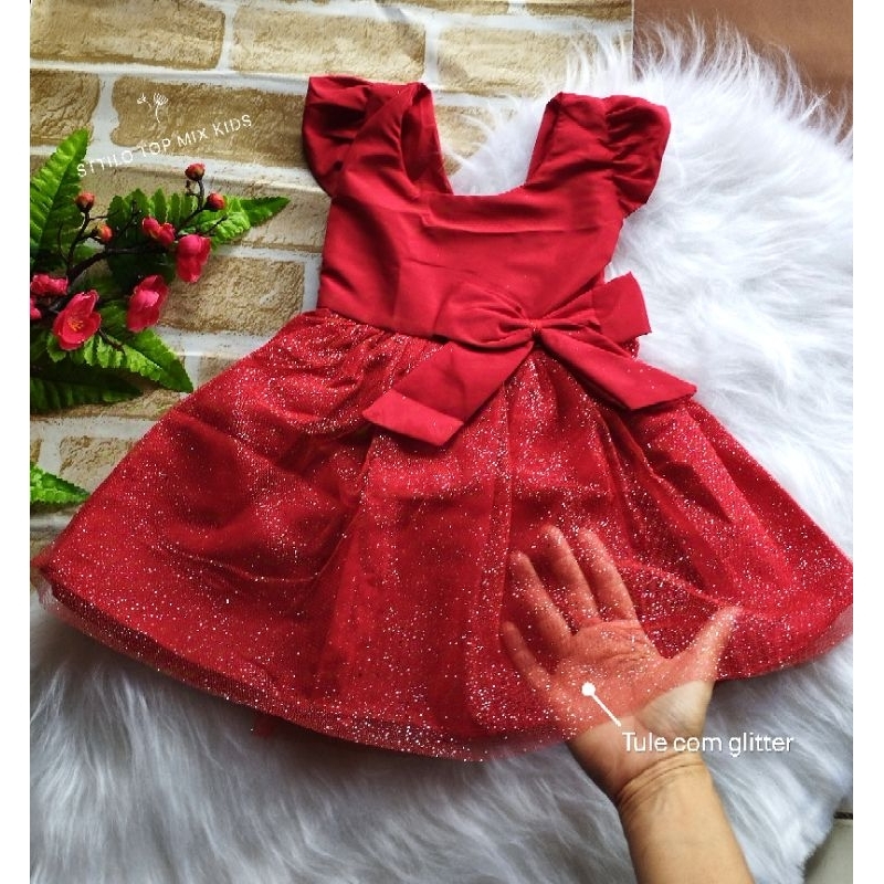 vestido infantil bebê veste meses até ano menina festas ano