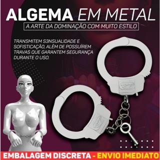 ALGEMAS EM METAL E CORRENTE LA PIMIENTA IDEAL PARA FANTASIAS E PRÁTICA DE BDSM
