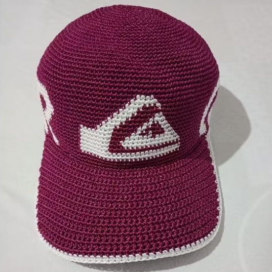 Boné de crochê Quiksilver | Shopee Brasil