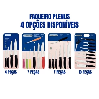 JOGO DE FACAS PLENUS TRAMONTINA