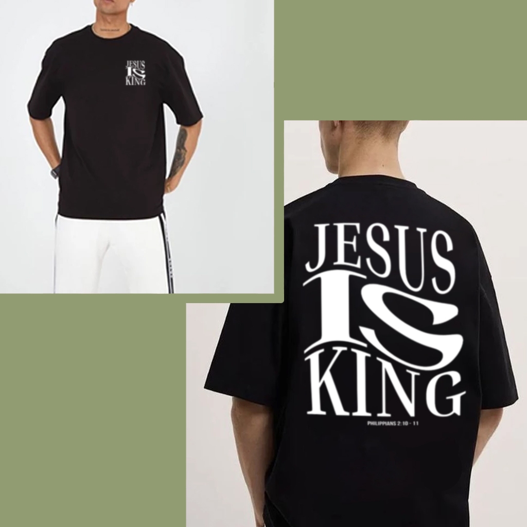 Camisa Camiseta t-shirt Gospel "Jesus is King"