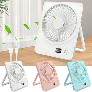 Ventilador de mesa, ultra silencioso ventilador USB 4 velocidades POPYO