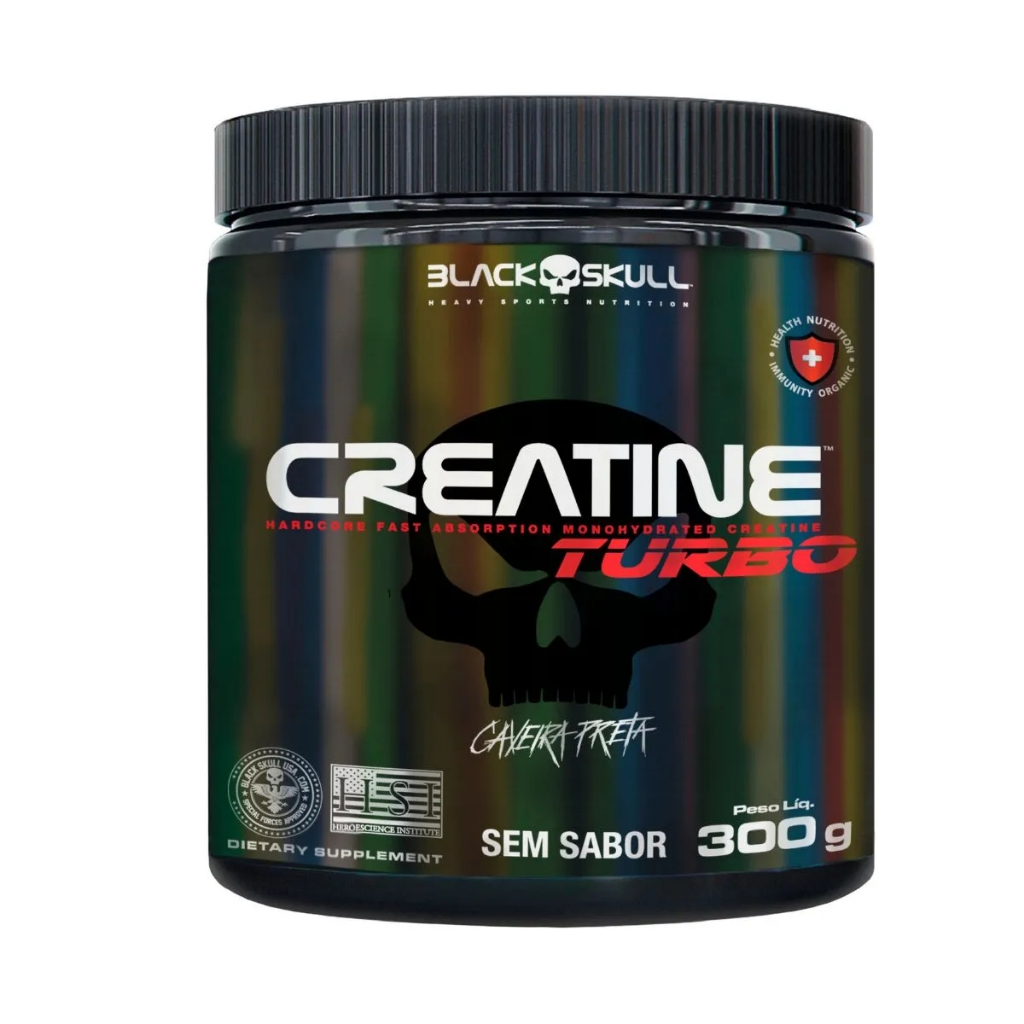 Creatina Turbo 300g - Black Skull